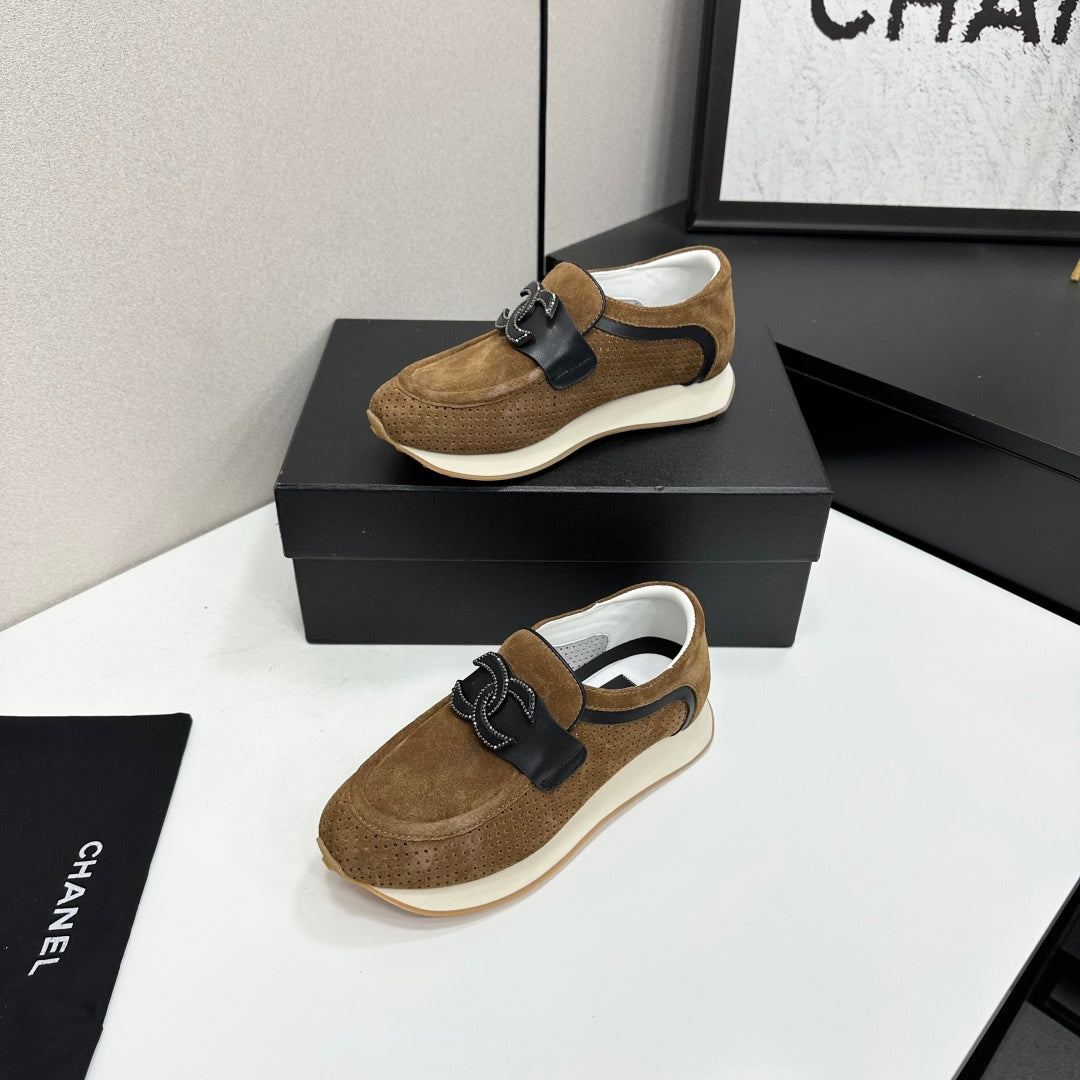 Chanel 2026 Panda Sneakers Suede Cowhide 926338
