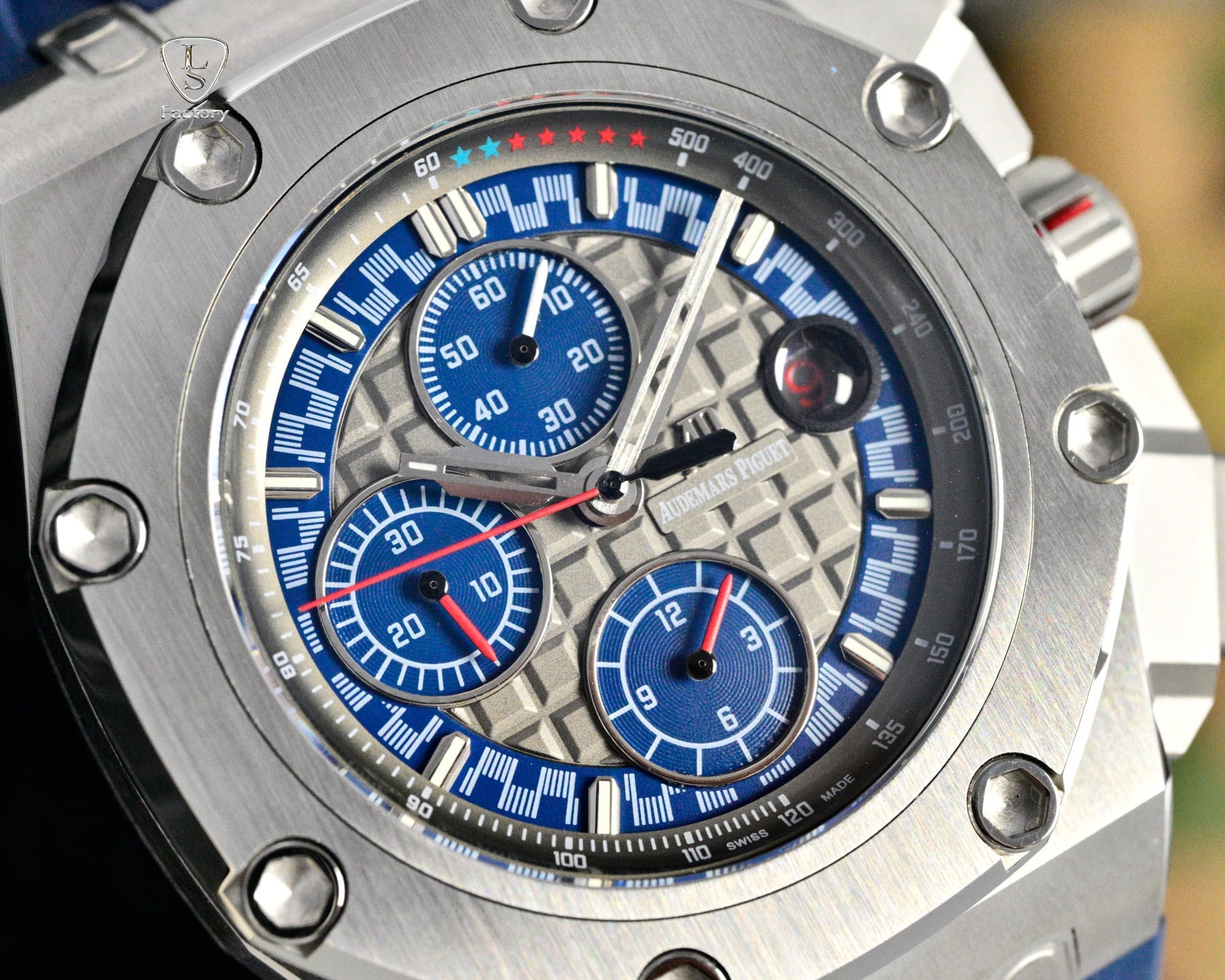 Audemars Piguet Royal Oak Chronograph 41mm Grey Case Grey Blue Dial