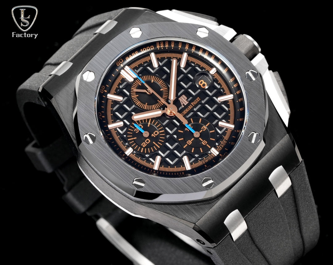 Audemars Piguet Royal Oak Offshore Chronograph 41mm Black Case Brown Black Dial