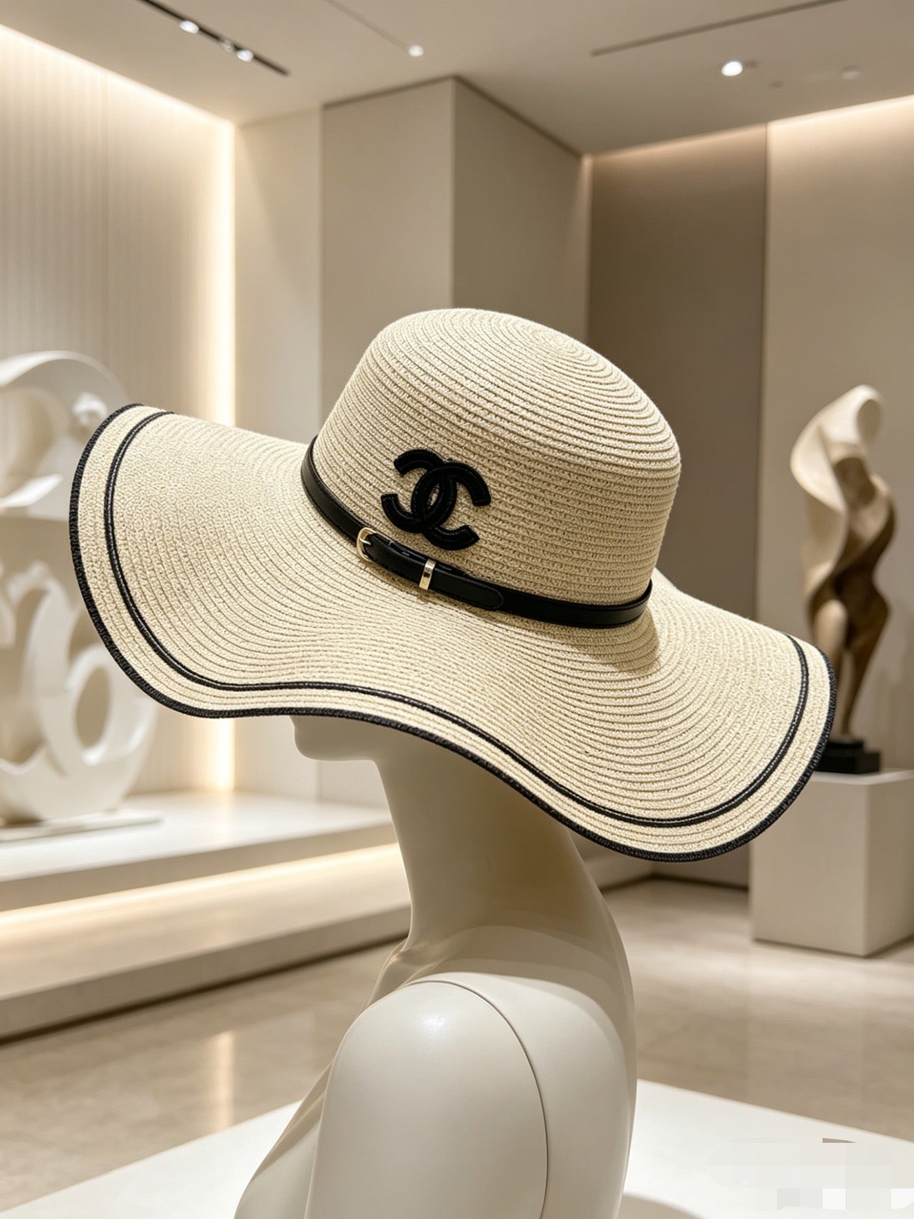 Chanel Straw Hat 380742