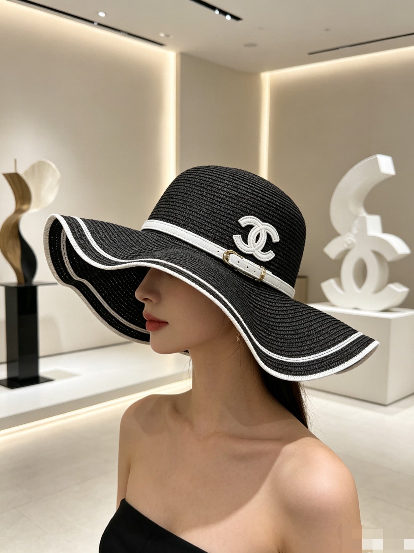 Chanel Straw Hat 380742