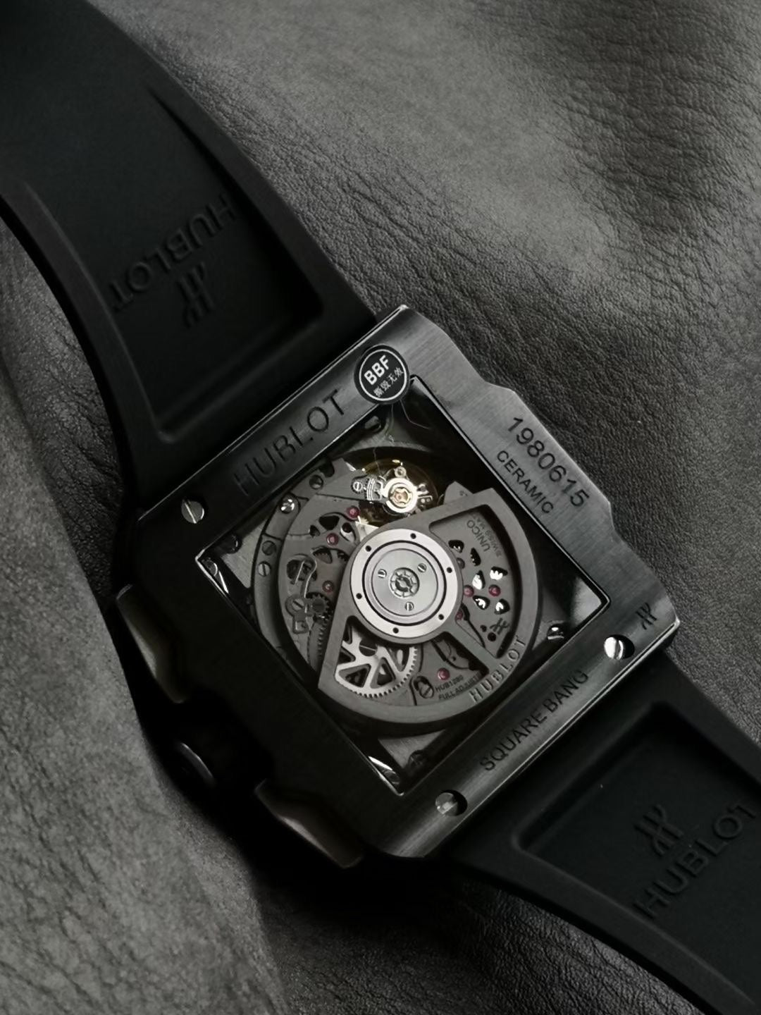 Hublot Square Bang Unico Black Ceramic 42mm Watch