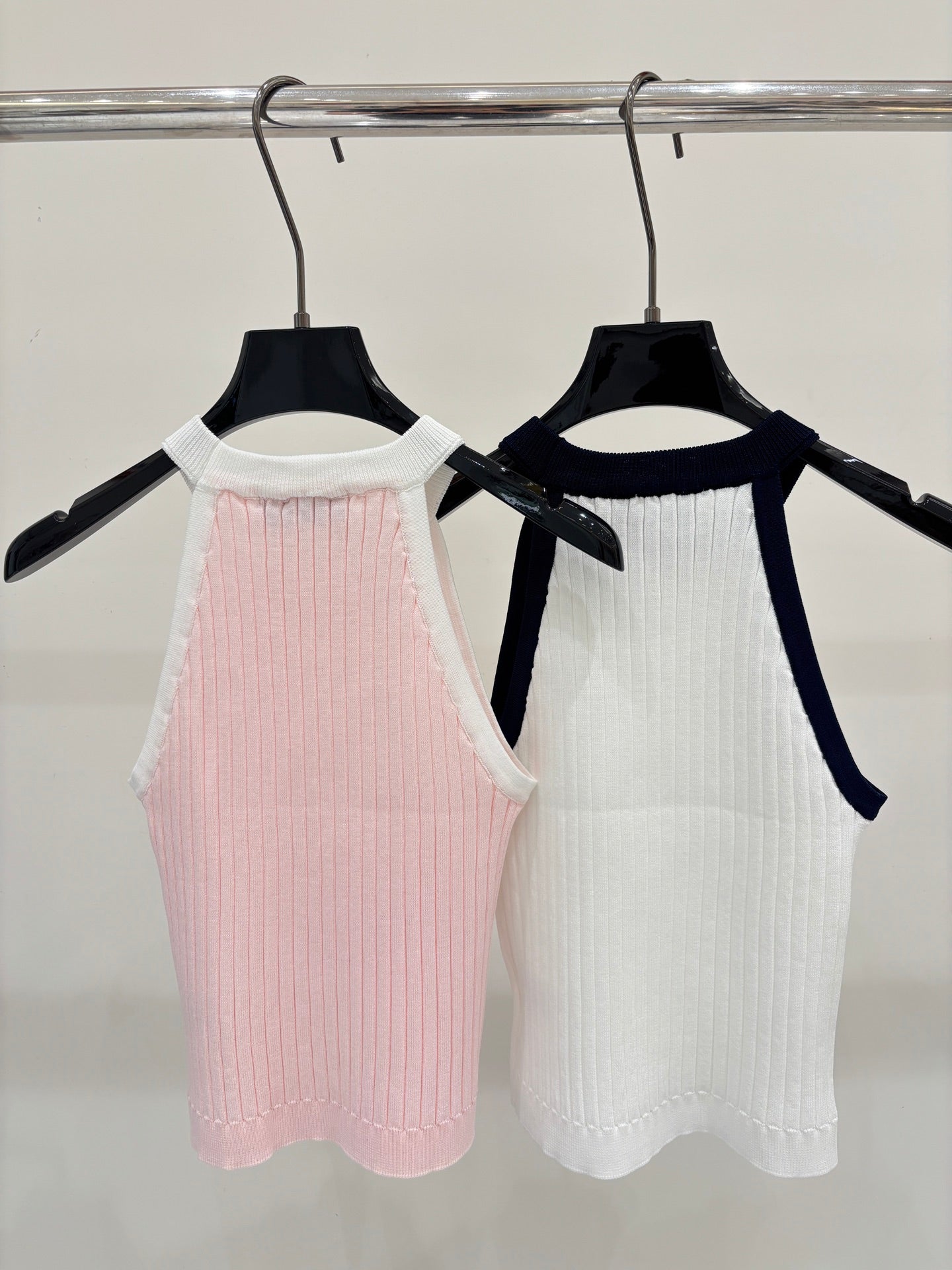 Miumiu 2026 Halter Neck Knitted Camisole Tencel 394729