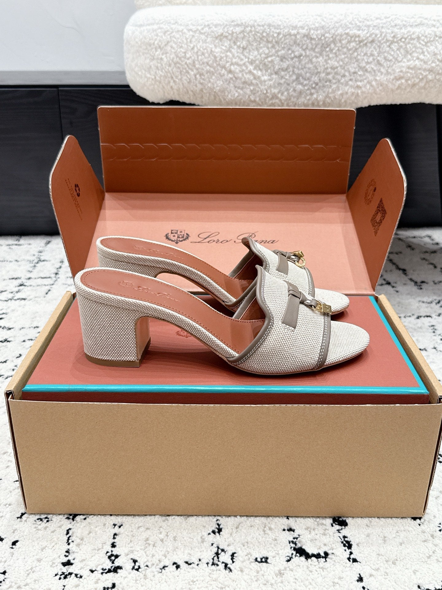 Loro Piana 2026 Sandal Fabric Leather 908846