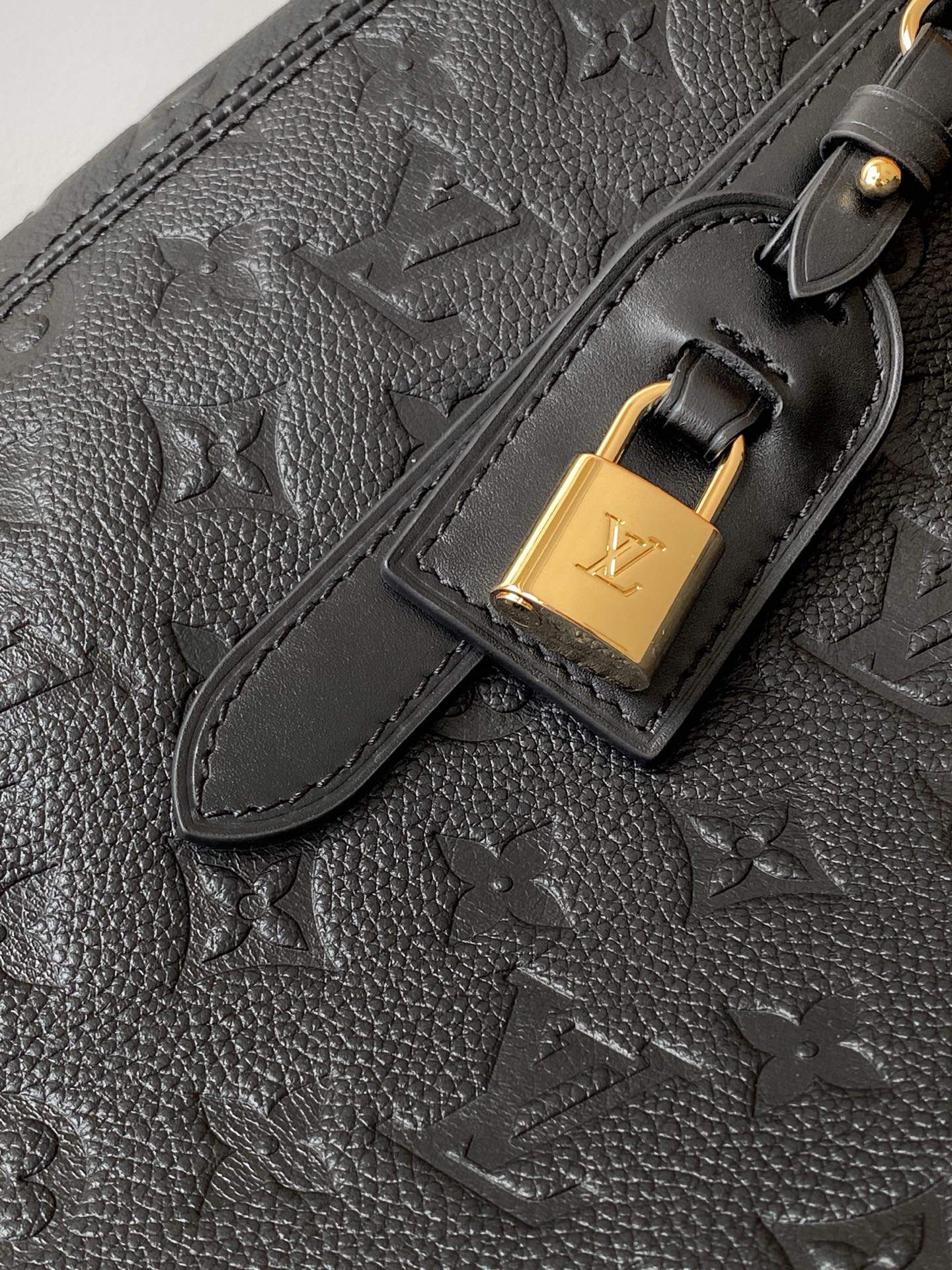 LV 2026 All In One MM Bag 56cm Black Monogram Empreinte Leather 281591