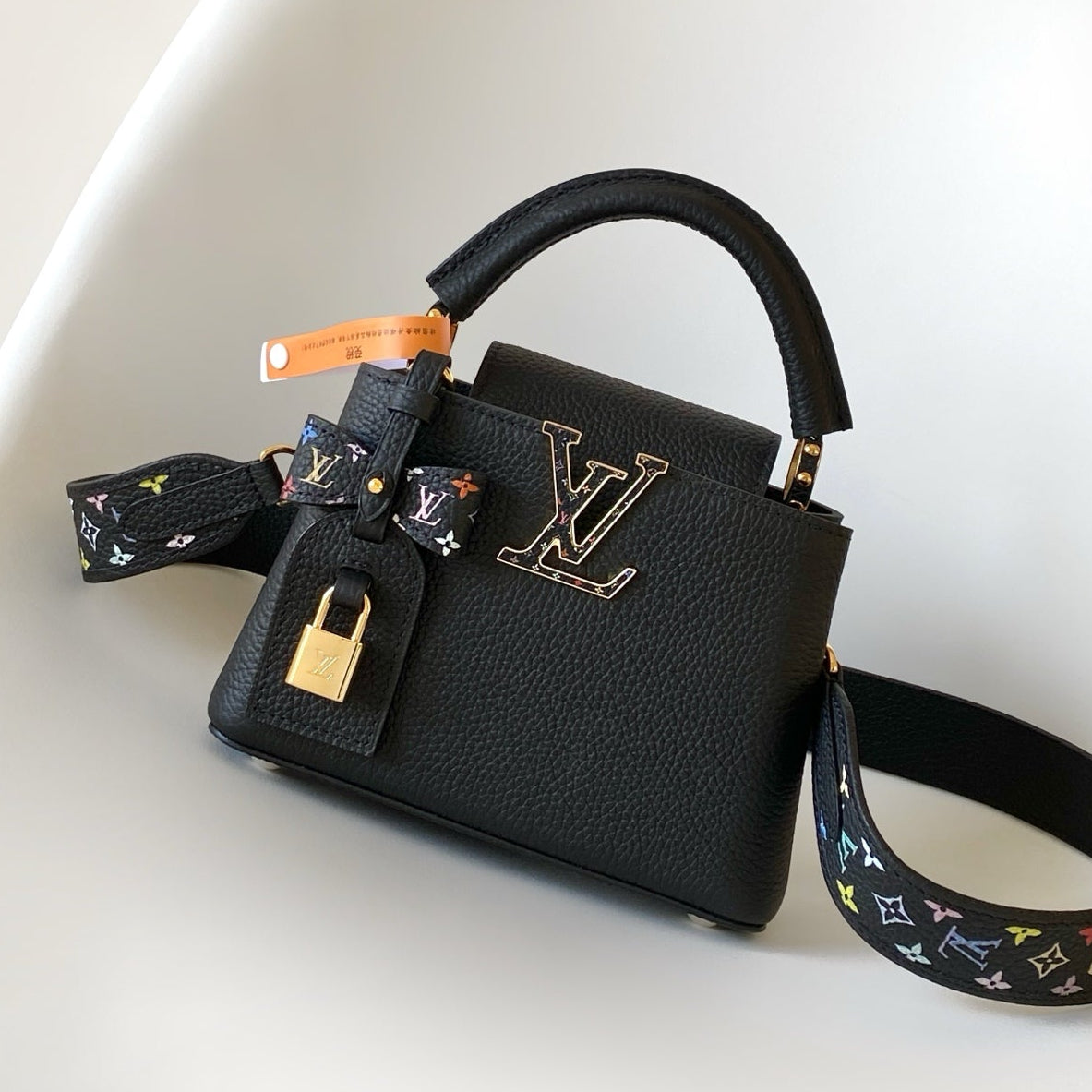 LV x TM 2026 Capucines Bag 27cm Black Taurillon Cowhide Leather 281426