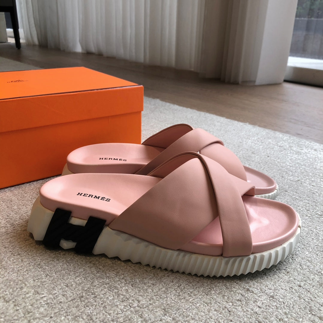 HM INFRA SANDAL BABY PINK CALFSKIN