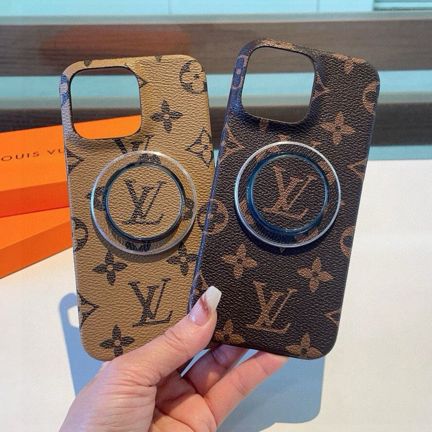 Louis Vuitton Classic Monogram Phone Case with Logo Stand 397207