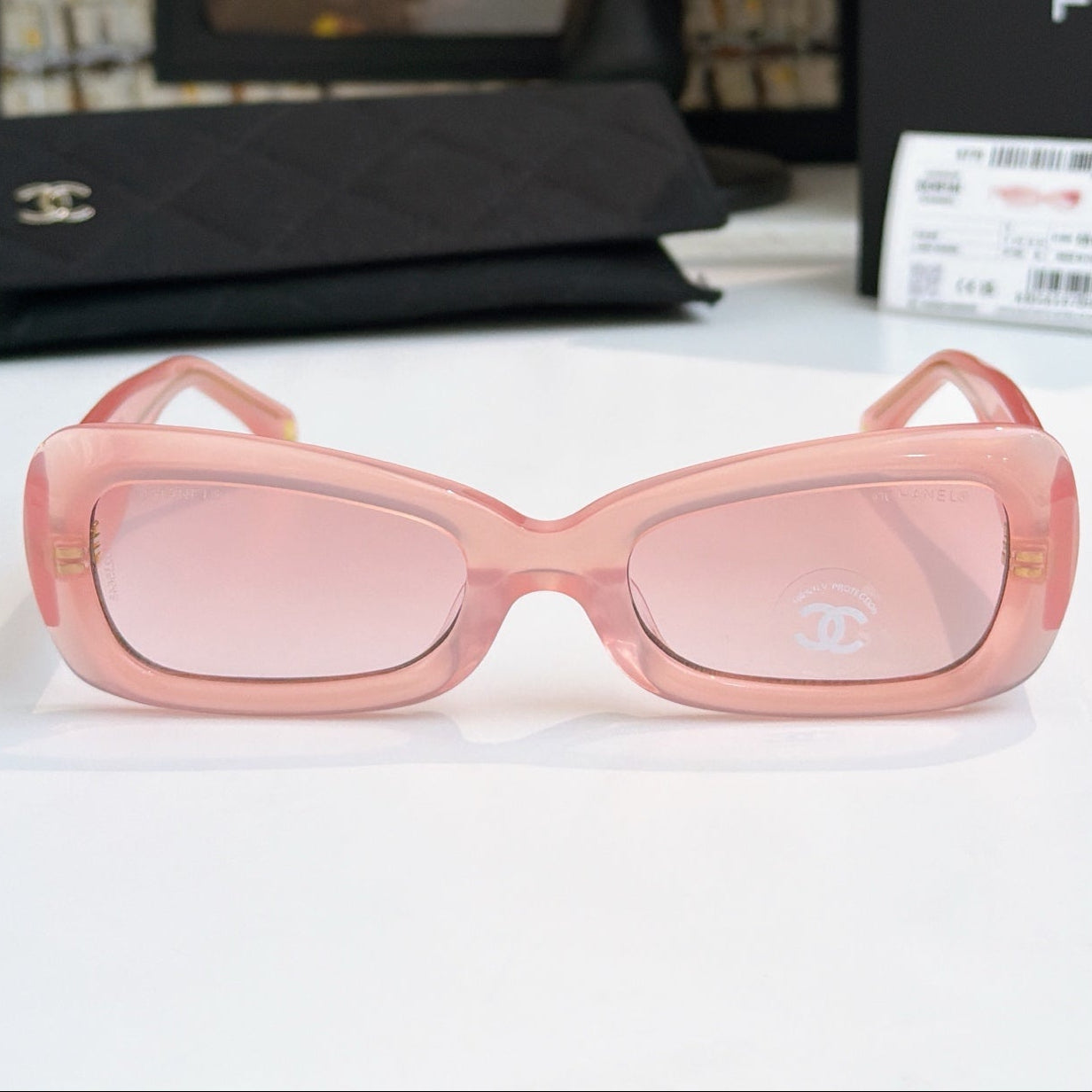 Chanel 2026 Butterfly Sunglasses Pink Acetate