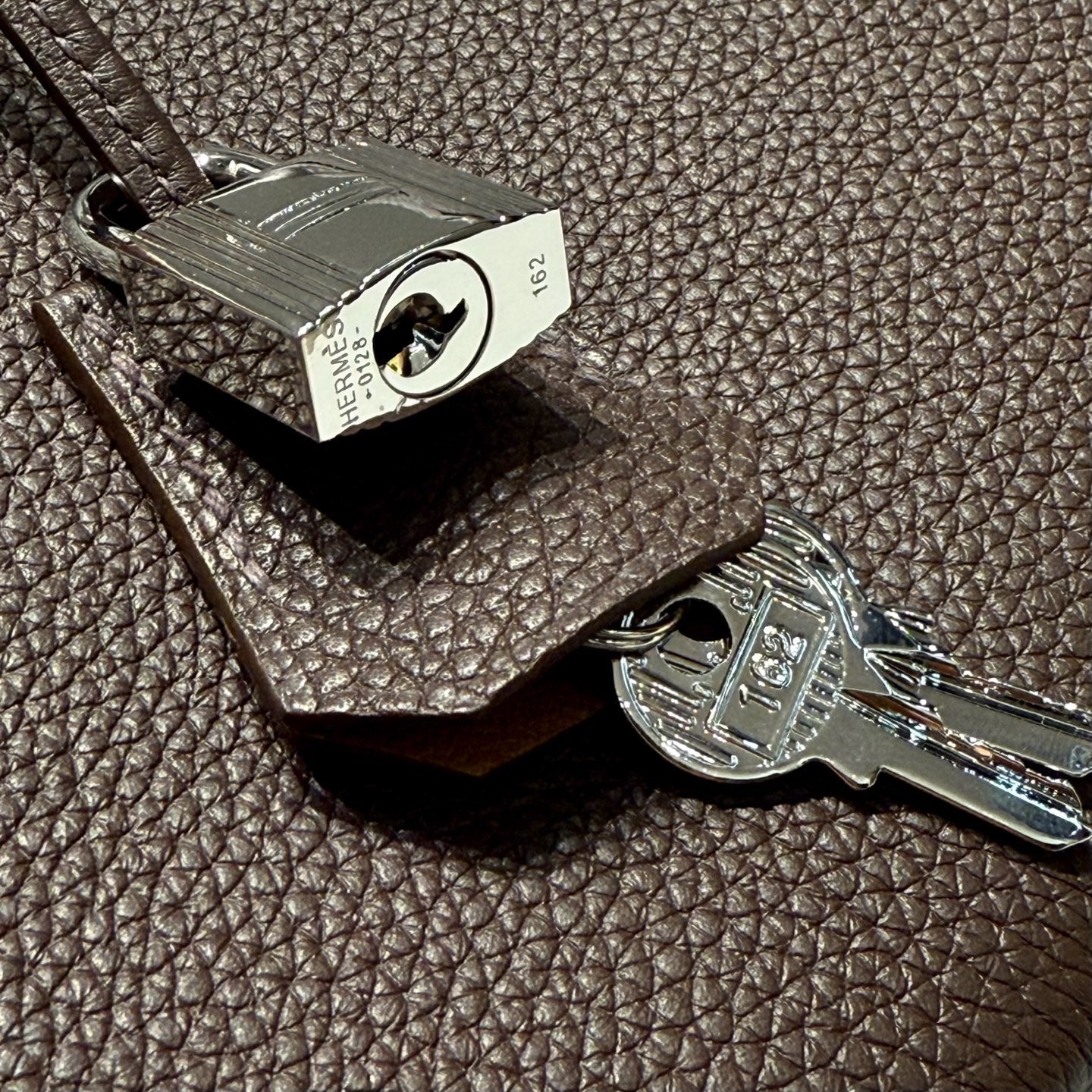 HM BIRKIN 25CM CAFE TOGO LEATHER SILVER HARDWARE 237502