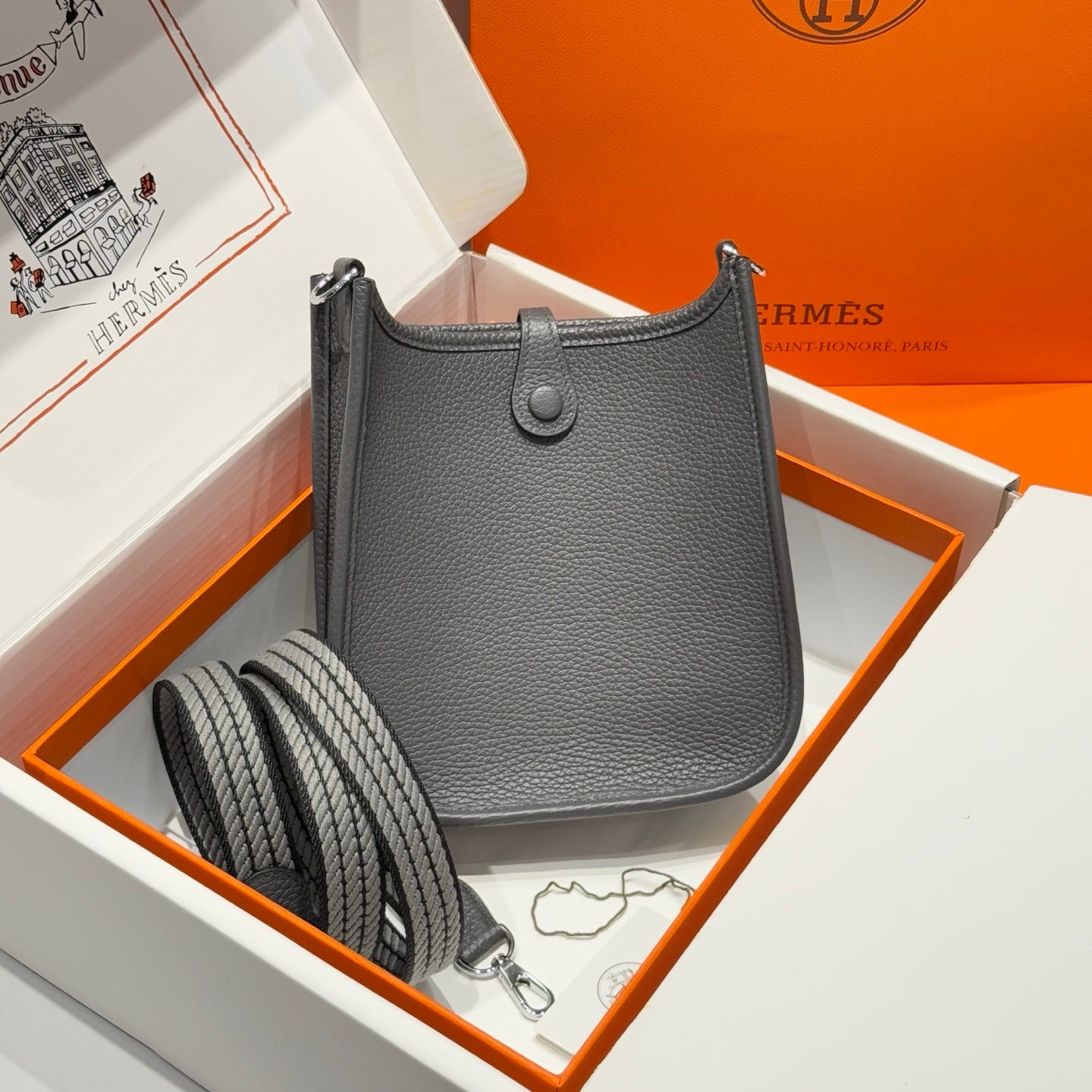 Hermes Evelyn 18 Bag Epsom Leather