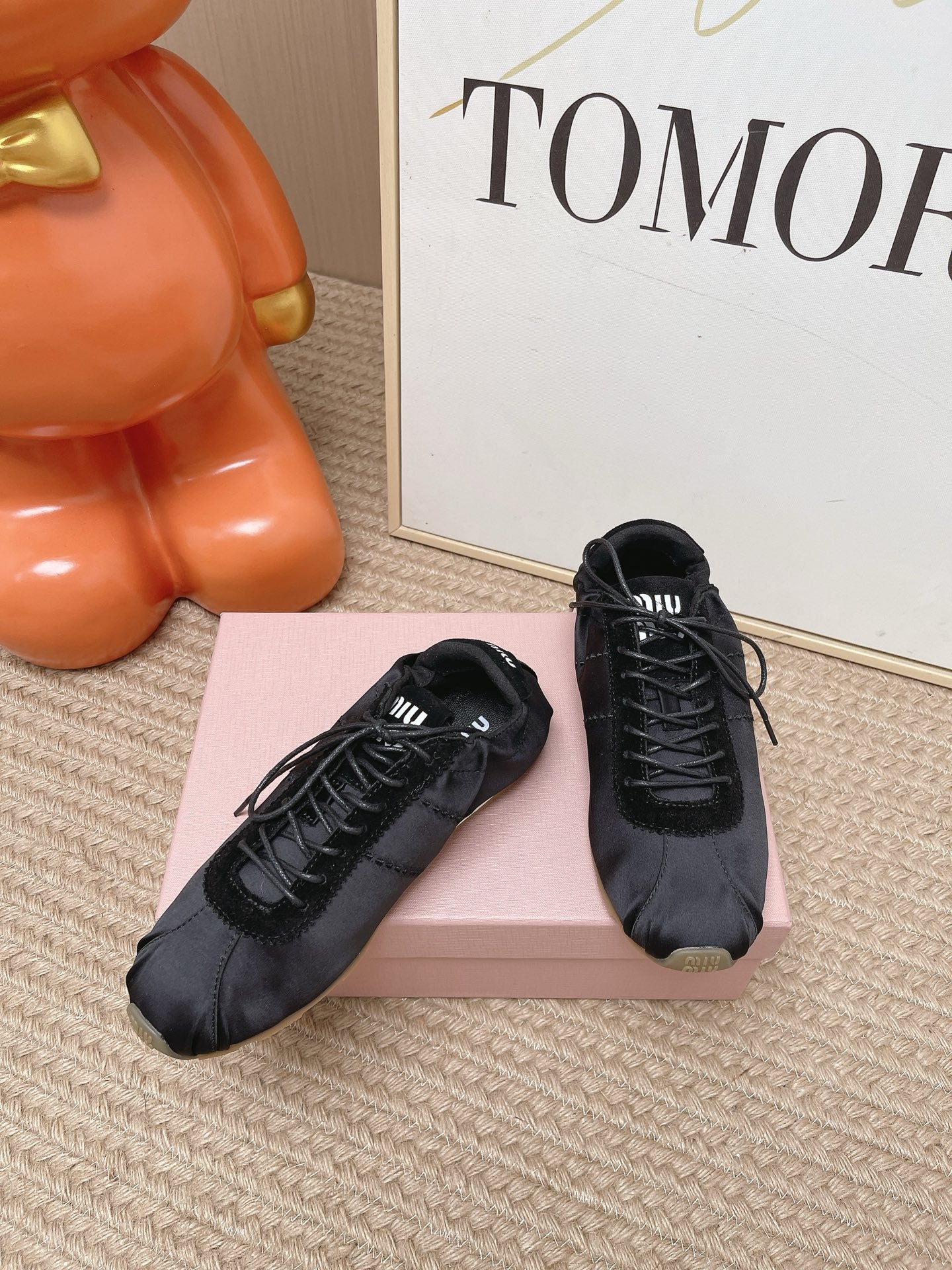 Miumiu 2026 Plume Sneakers Satin 950922