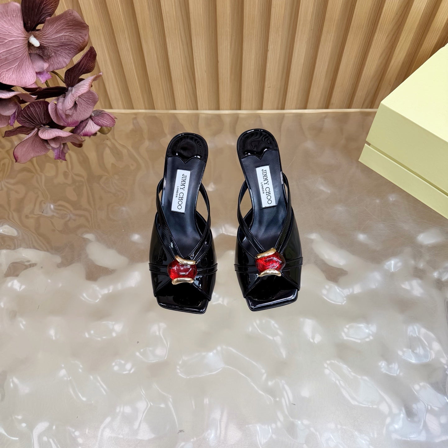 Jimmy Choo 2026 Brigitte Sandals Patent Leather 949774