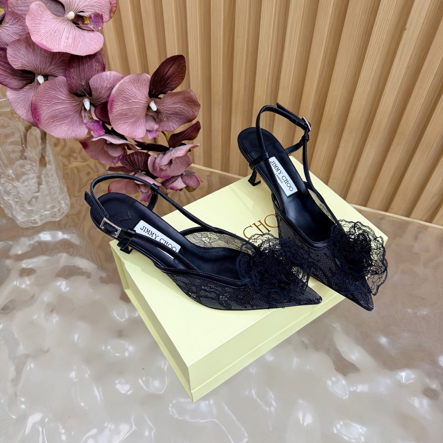 Jimmy Choo 2026 Mimmi Slingback 65mm Lace 949803