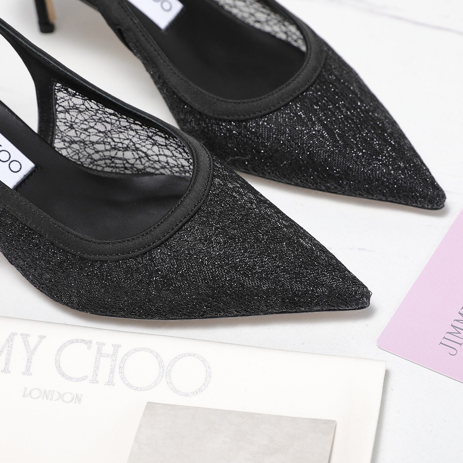 Jimmy Choo 2026 Amita Slingback 65mm Mesh 961758