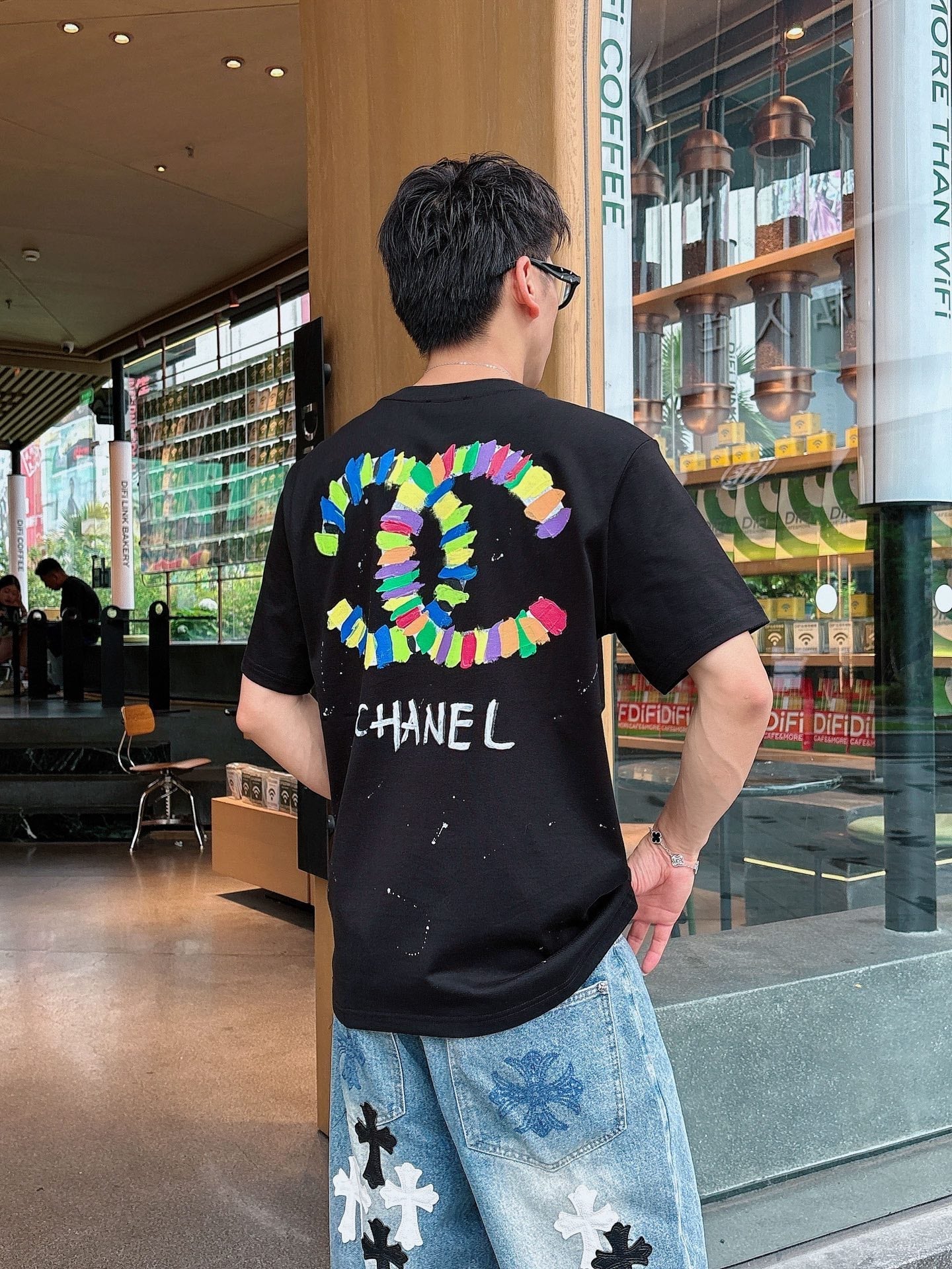 CC 2026  Short-Sleeve T-Shirt Double C Multicolor 419225