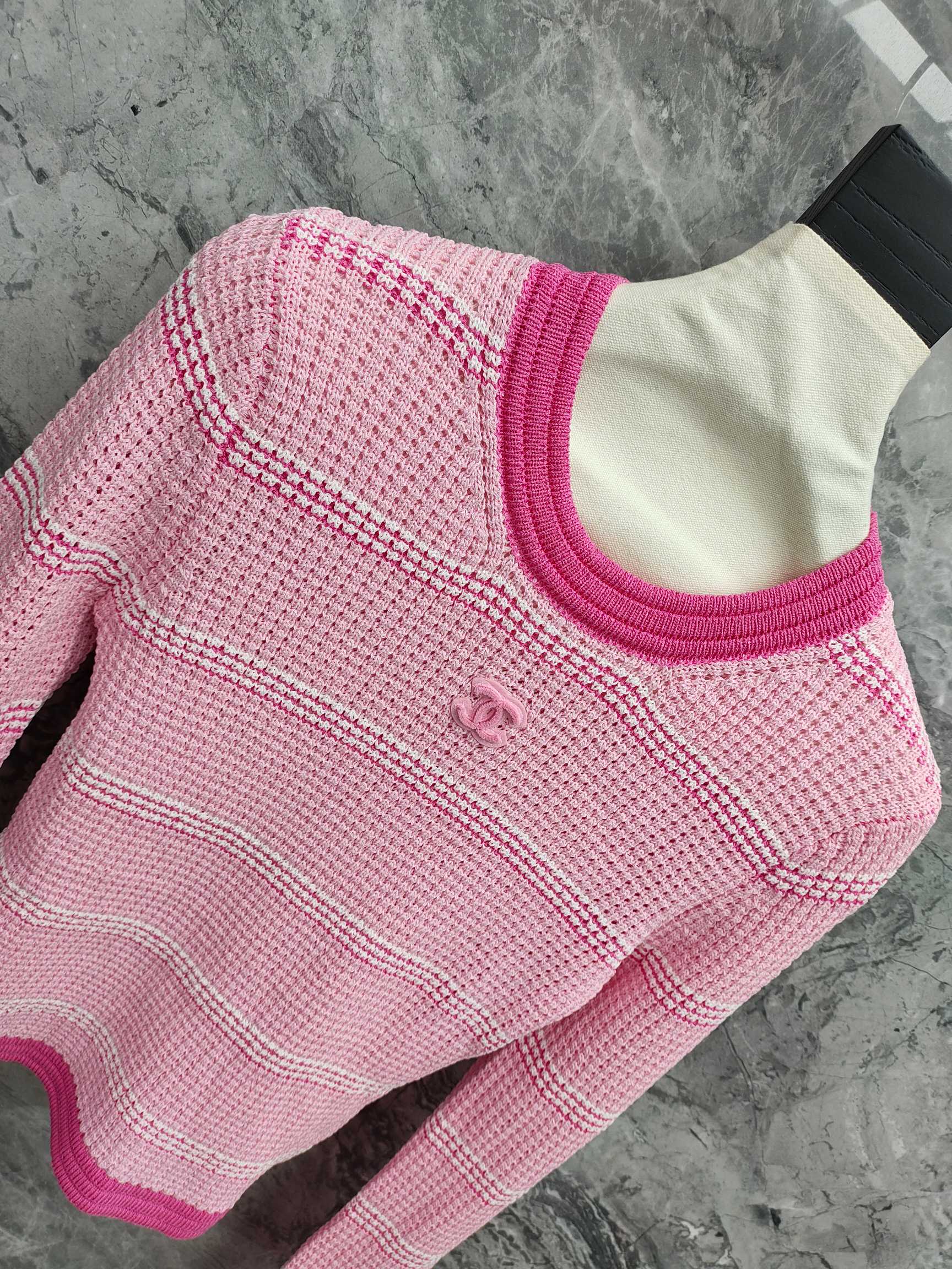 CC 25 Striped Sweater Tencel 283776