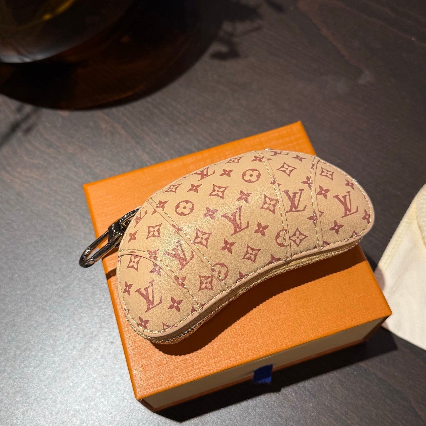 Louis Vuitton Croissant Beige Monogram Gradient Leather Bag