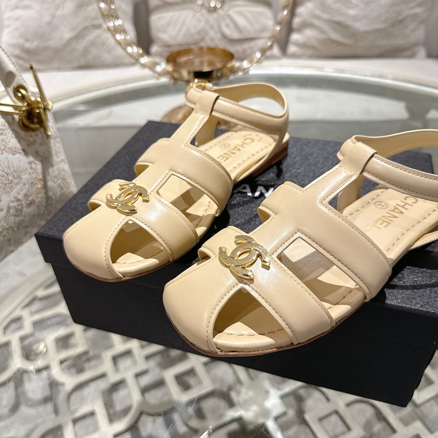 Chanel 2026 Sandals Calfskin 926456