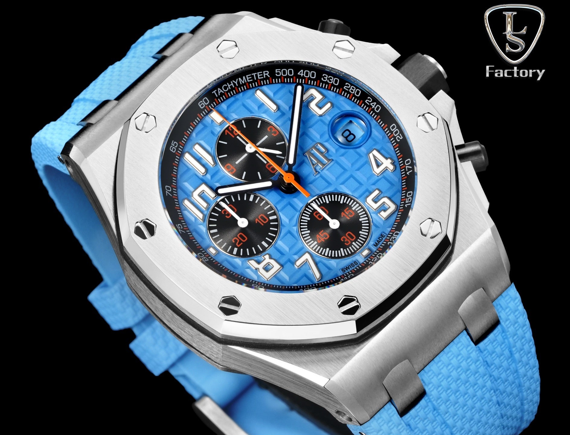 Audemars Piguet Royal Oak Offshore Chronograph 42mm Stainless Steel Cloud Blue Dial