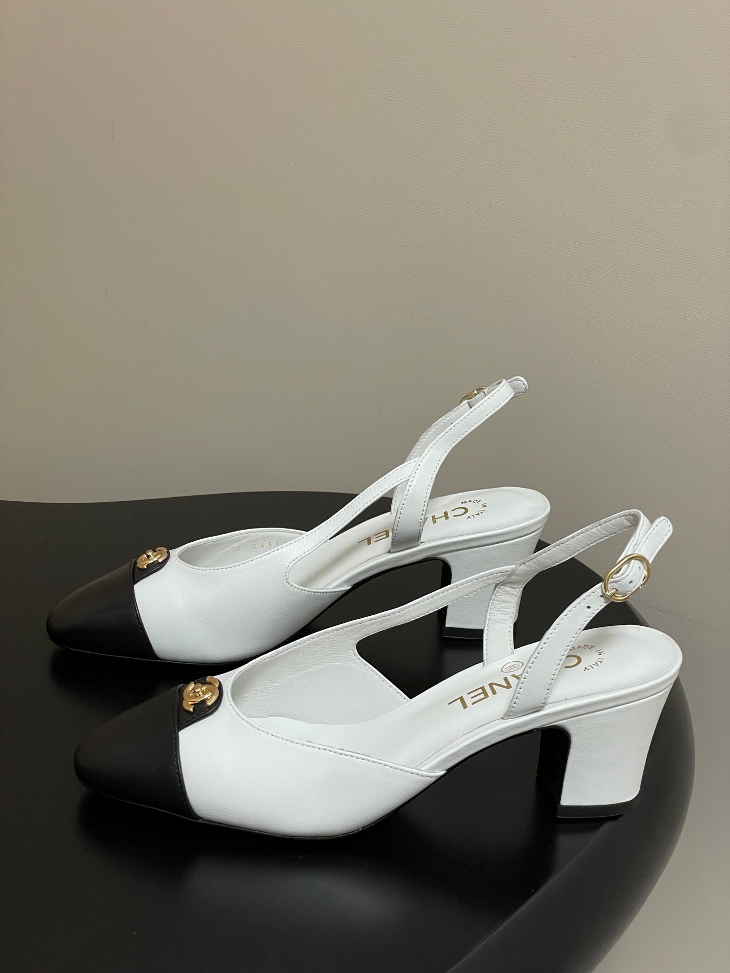 Chanel 25 Slingback 50mm Lambskin
