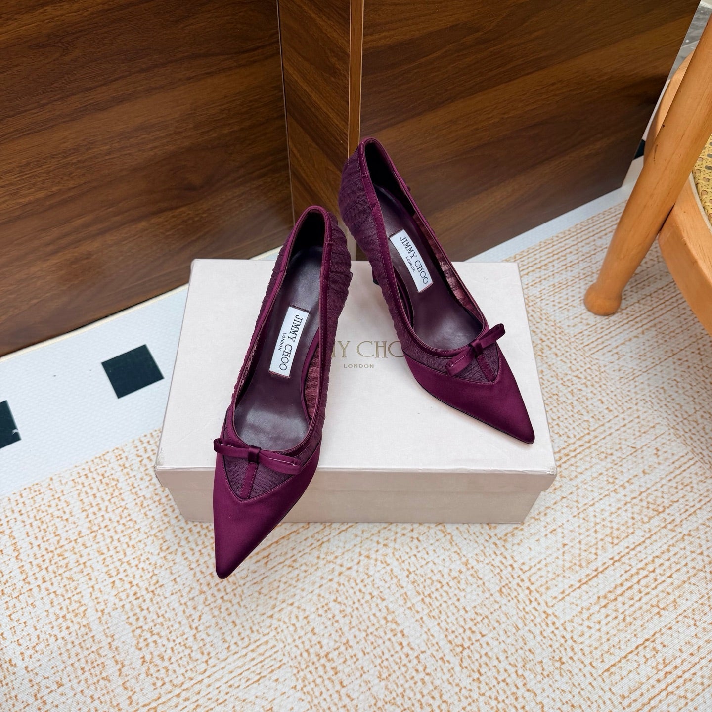 Jimmy Choo 2026 Love Pumps Lace Silk 920809