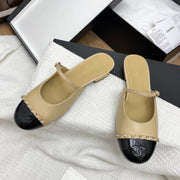 CC 25 Mules Flats Beige Sheepskin 311499