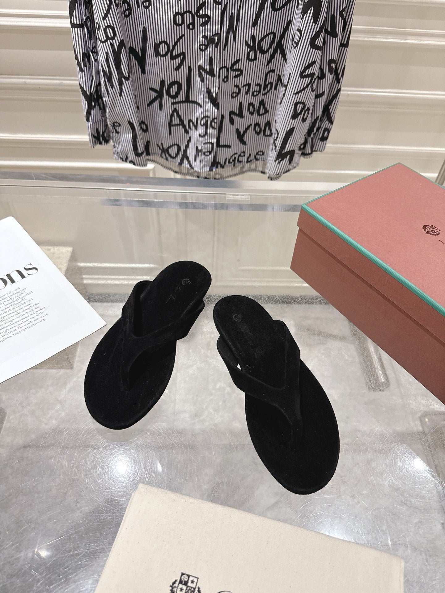 Loro Piana 2026 Thong Sandal Suede 918905