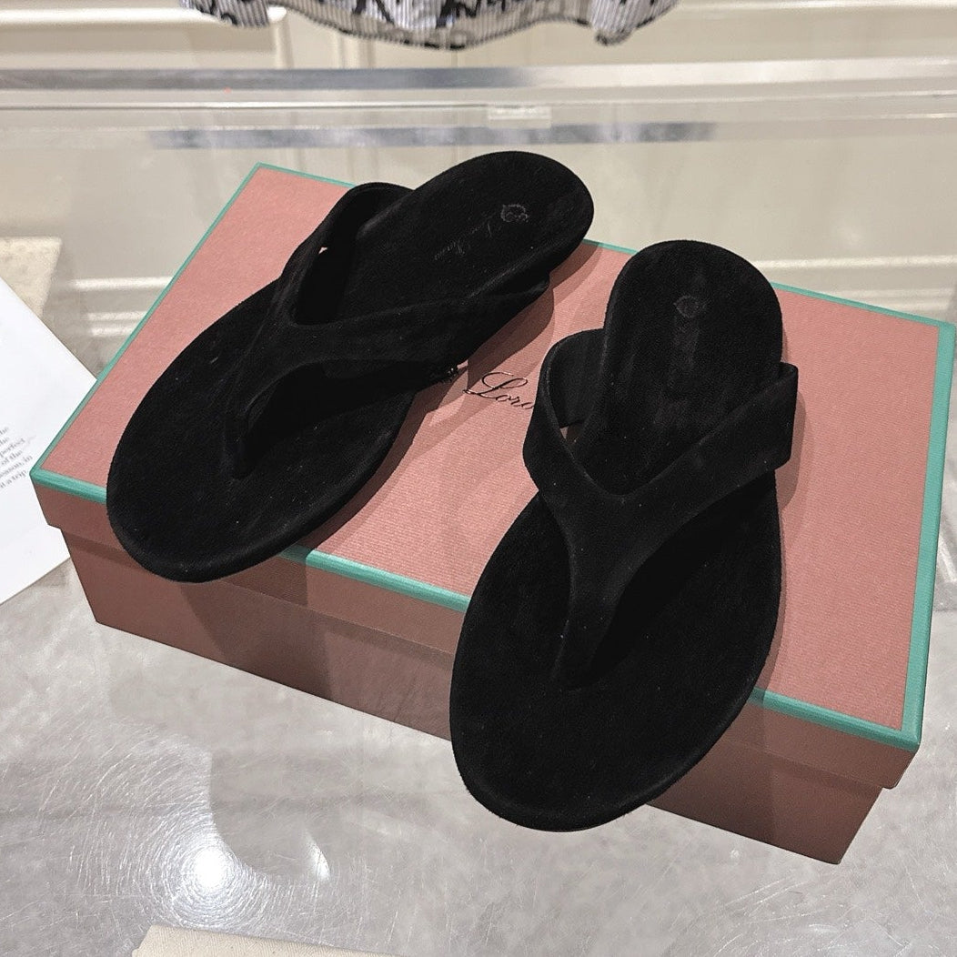 Loro Piana 2026 Thong Sandal Suede 918905