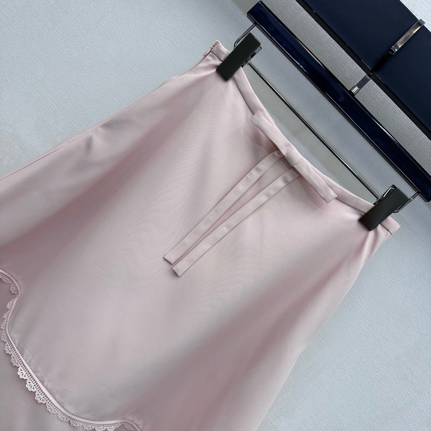 MiuMiu 2026 Midi Skirt Pink Cotton 648501