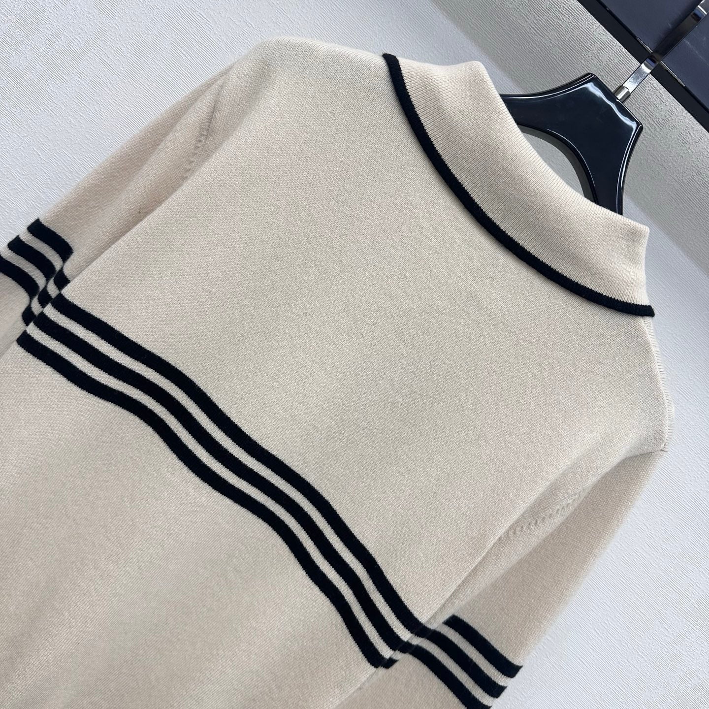 Miumiu 2026 Striped Long-Sleeve Knitwear Wool 418694