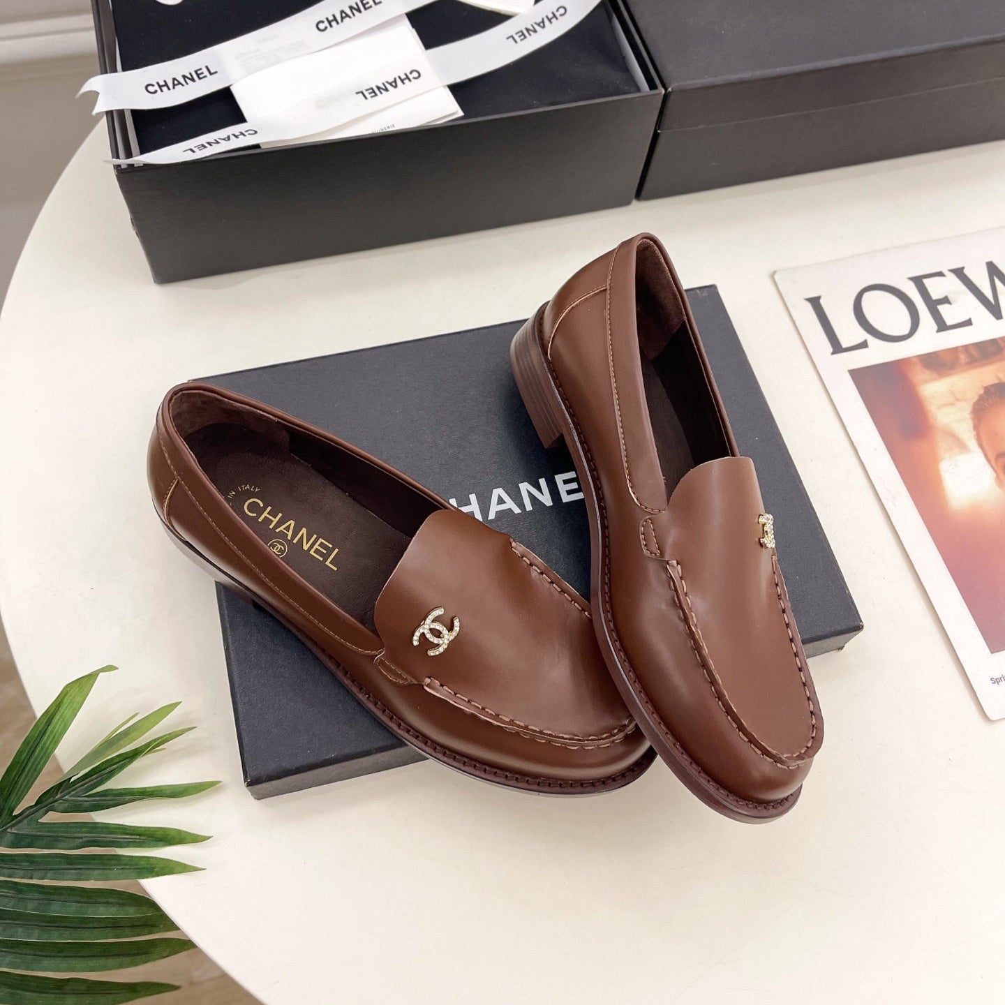 CC 25S Loafer Chocolate Calfskin