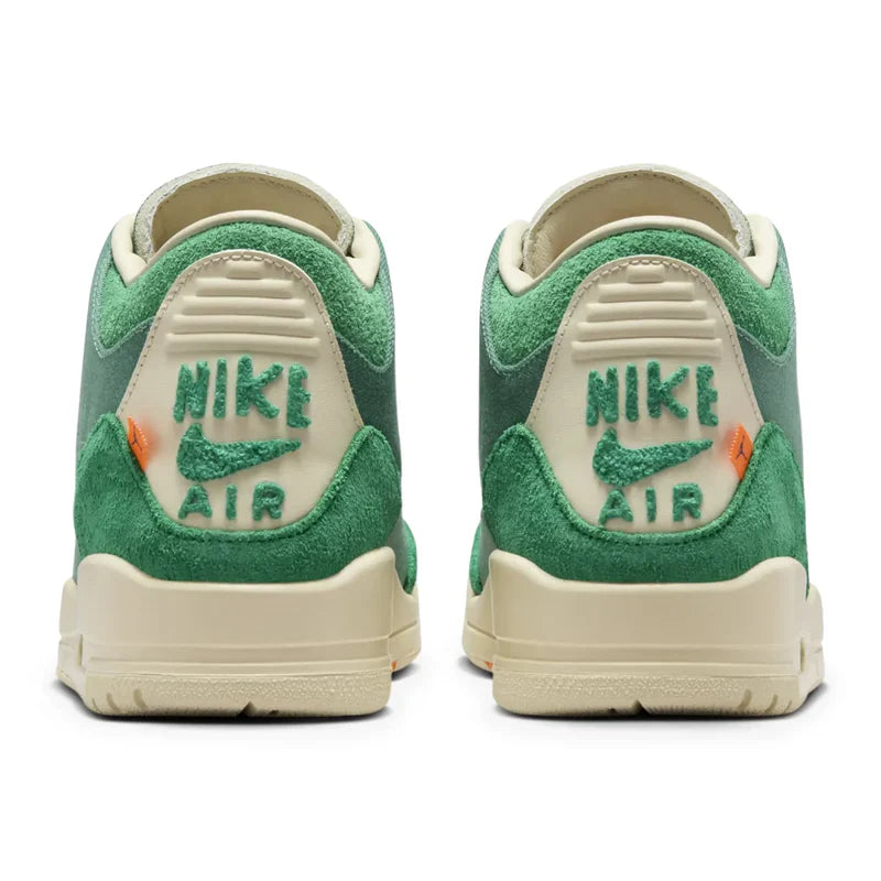 Nina Chanel Abney x Air Jordan 3 Green Canvas Suede