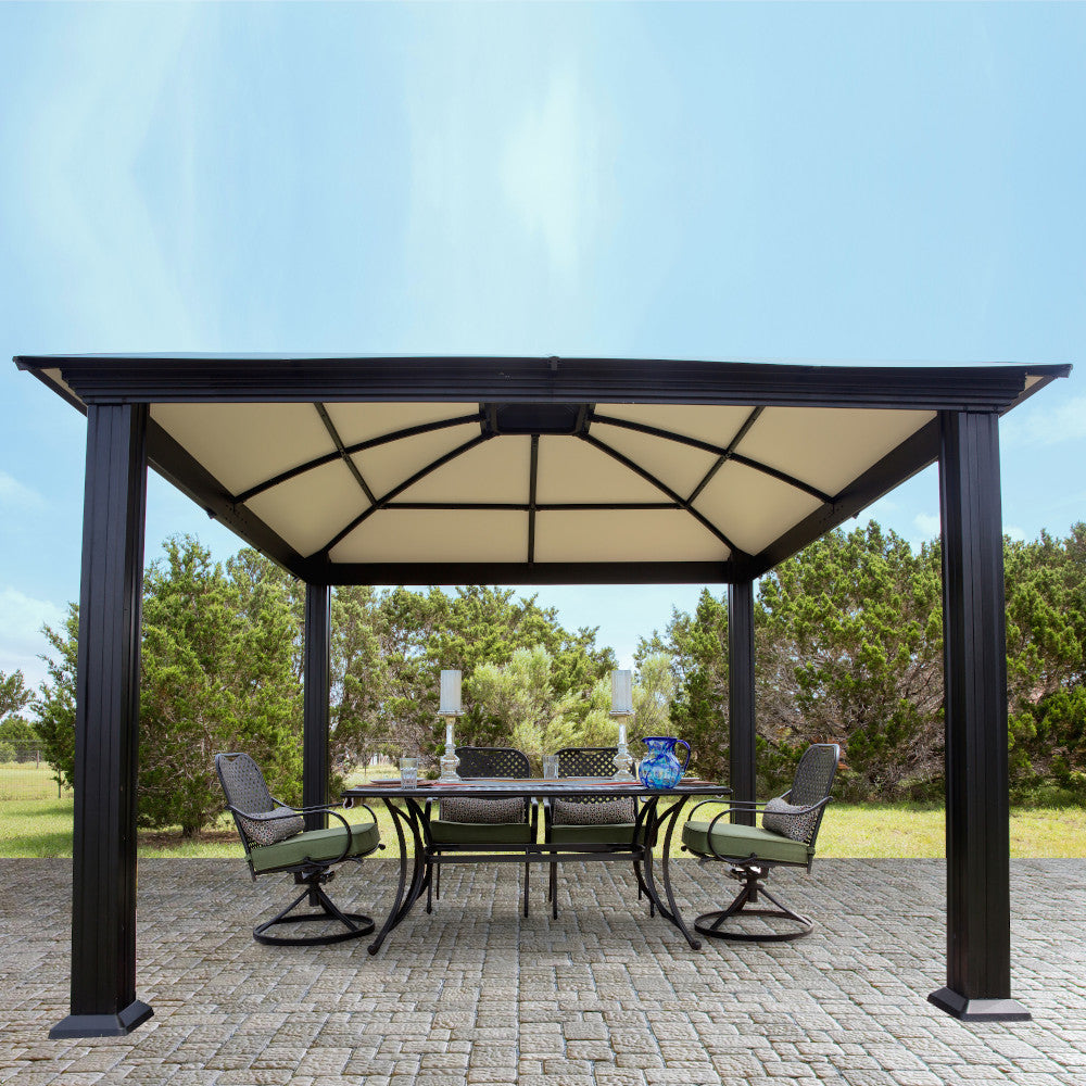 Paragon Outdoor Cambridge Hard Top Gazebo - Thumbnail 2
