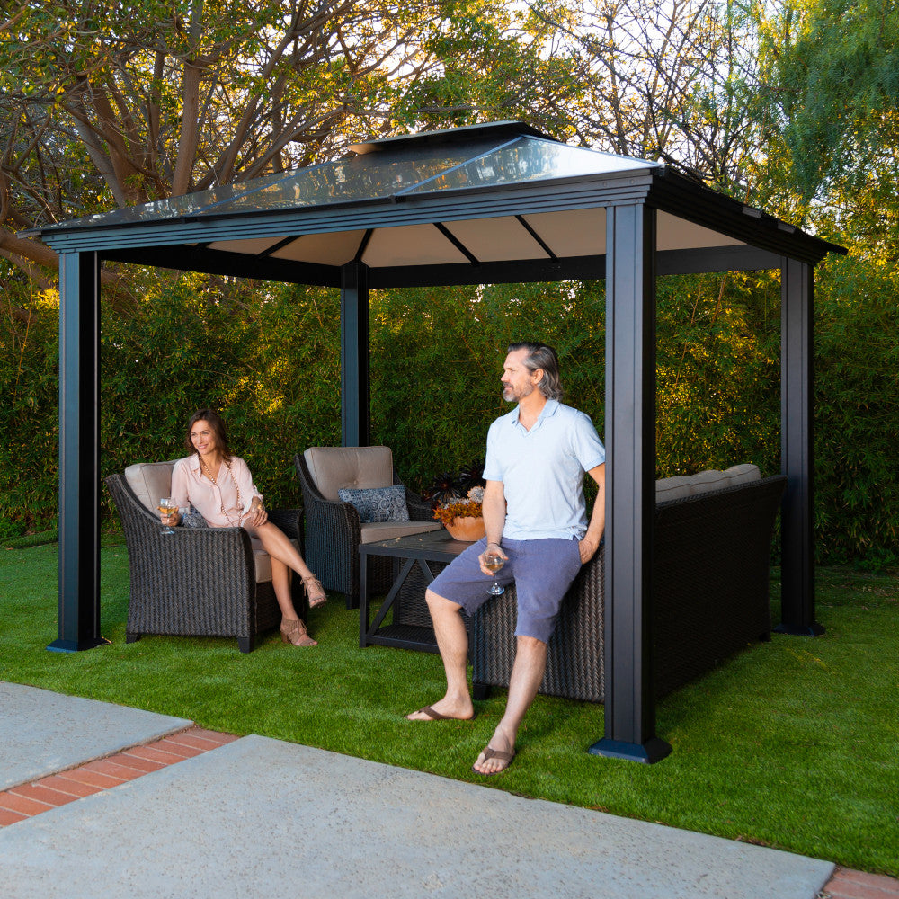 Paragon Outdoor Santa Monica Hard Top Gazebo