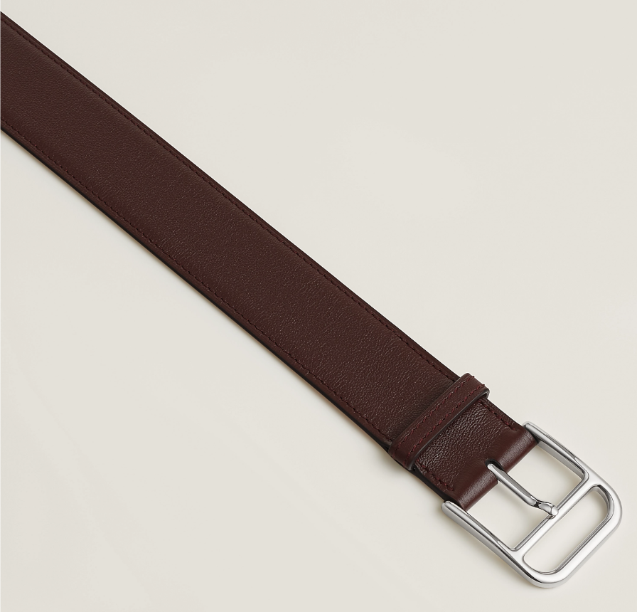 HM Roman Belt 35mm Havana Brown Calfskin