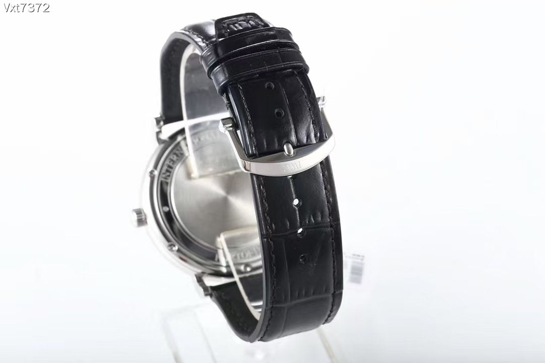 PORTOFINO AUTOMATIC 40MM SILVER DIAL LEATHER